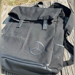 Black Backpack MERCEDES BENZ LABEL, never used duffle